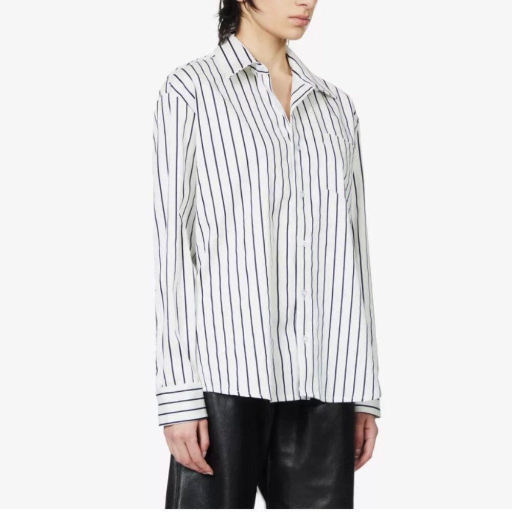 Musier Besito striped stretch-cotton shirt 34